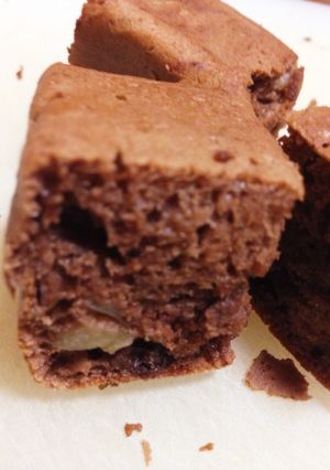 チョコバナナブラウニー 時短 HM-レシピのメイン写真