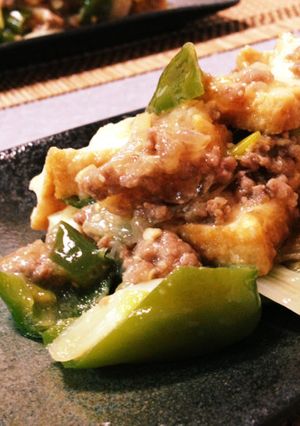 ご飯がすすむ✨厚揚げのとろり肉味噌炒め-レシピのメイン写真