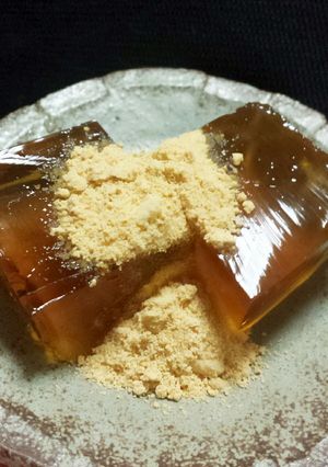 つるんと爽やか和菓子みたいな？麦茶ゼリー-レシピのメイン写真