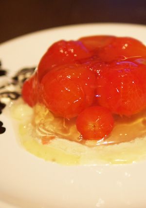 【涼やか】ミニトマトのだし煮・ゼリー寄せ-レシピのメイン写真