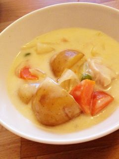 ホワイトソースなし、簡単ホワイトシチュー-レシピのメイン写真