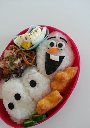 キャラ弁☆オラフ-レシピのメイン写真