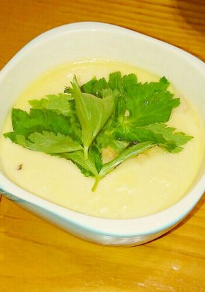 食感トゥルンだし汁絶品松茸と鶏茶碗蒸し-レシピのメイン写真