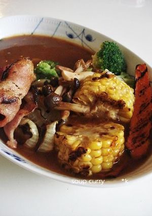 夏のスープカレー-レシピのメイン写真