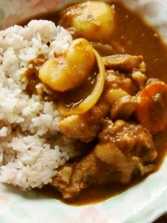 ジャワカレー♪秋田発いぶりがっこカレー-レシピのメイン写真