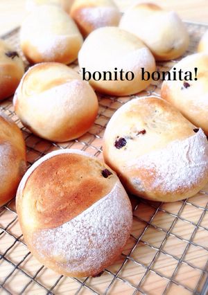 ゼラチン入りでもっちりレーズンパン-レシピのメイン写真