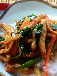 スタミナ素材でスタミナ丼~♪-レシピのメイン写真
