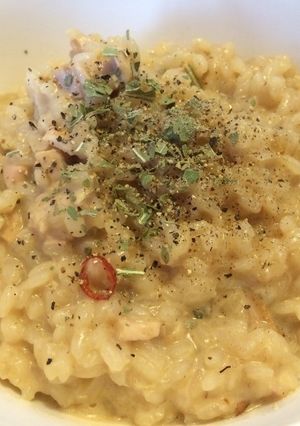 スモークまぐろのチーズリゾット-レシピのメイン写真
