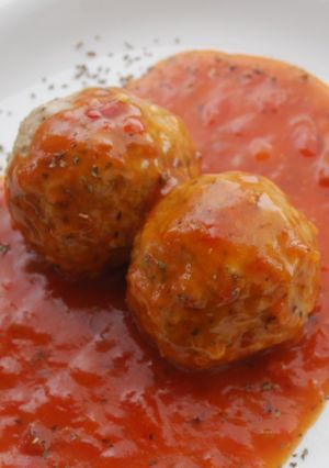 超簡単！イタリアの肉団子ポルペッティ！！-レシピのメイン写真