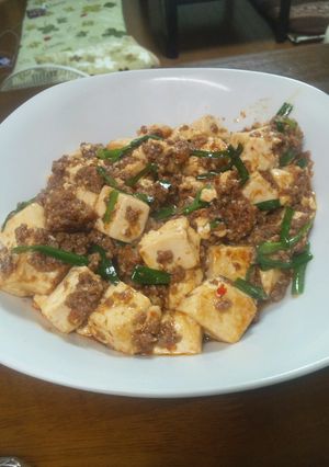るる122 簡単！ニラ麻婆豆腐♪-レシピのメイン写真