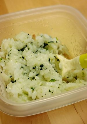 離乳食に☆タラと小松菜のおかゆ-レシピのメイン写真
