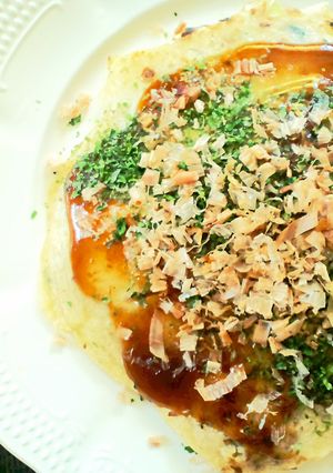 お茶漬けのもと　de　お好み焼き-レシピのメイン写真