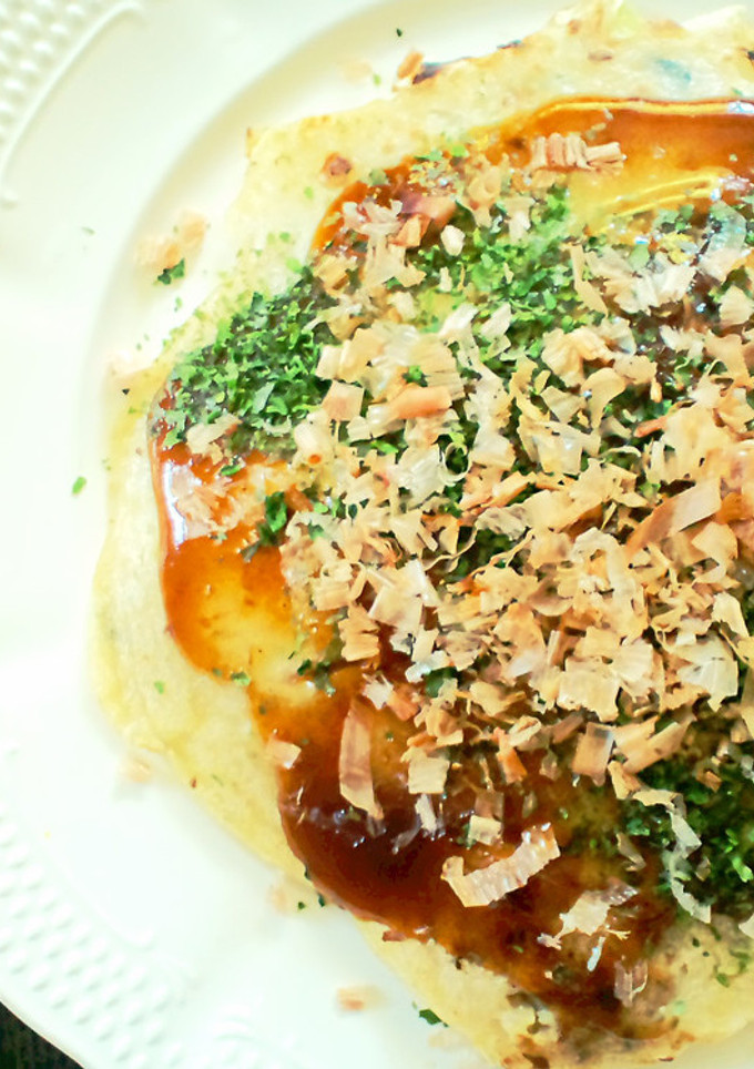 お茶漬けのもと　de　お好み焼き-レシピのメイン写真