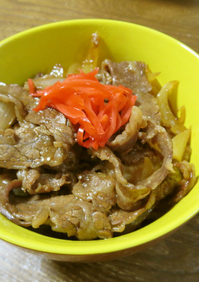 簡単！基本の牛丼-レシピのメイン写真