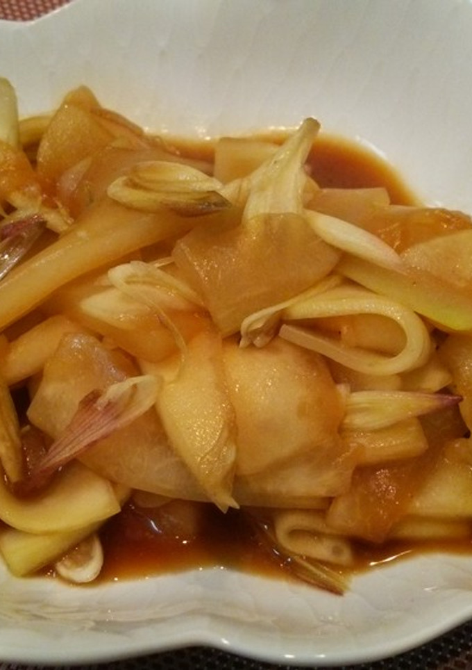 夕顔とみょうがの炒め物-レシピのメイン写真