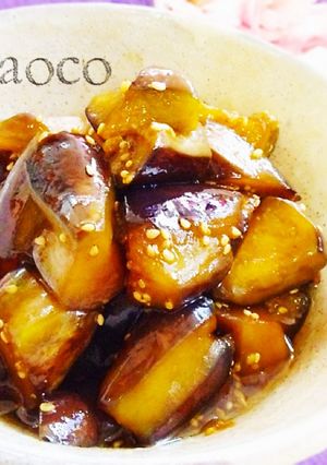5分で完成！なすの甘辛炒めきんぴら味♬-レシピのメイン写真