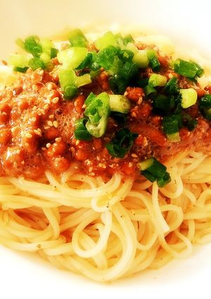 さっぱり！梅納豆そうめん-レシピのメイン写真