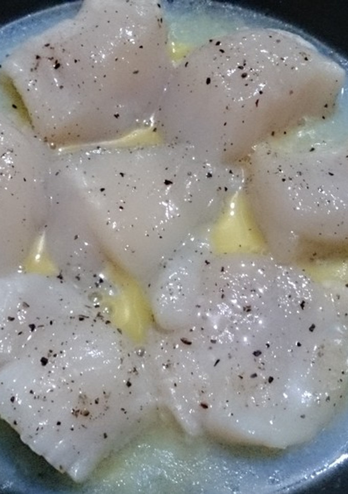 簡単！冷凍ほたて貝柱の醤油バター酒蒸し-レシピのメイン写真