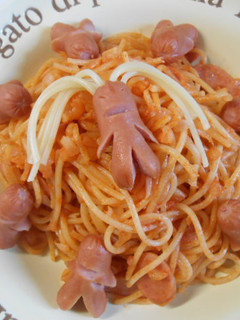 ソーセー人がナポリタンを食べに来たっ!?-レシピのメイン写真