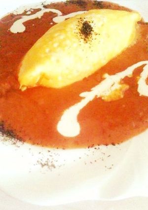 彼にいかが？カレーもお洒落に＊オムカレー-レシピのメイン写真
