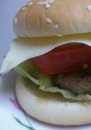 ハンバーガー(シンプル)-レシピのメイン写真