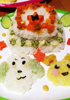 誕生日プレート-レシピのメイン写真
