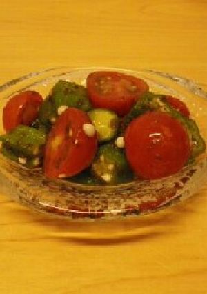 オクラとミニトマトの青じそ和え-レシピのメイン写真