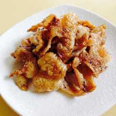รูปของ カリカリ鶏皮焼き
