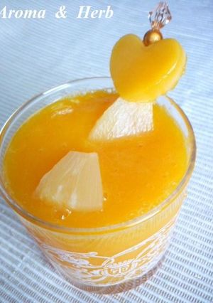 マンゴー＆パインのフレッシュジュース♪-レシピのメイン写真