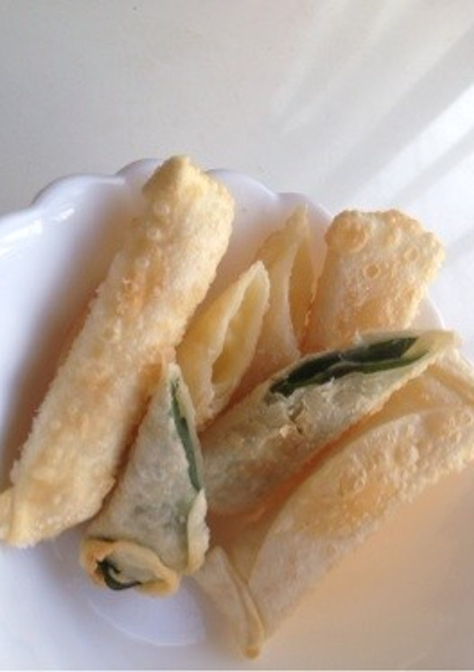 簡単★餃子の皮で大葉チーズ巻き揚げ♥︎-レシピのメイン写真