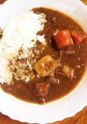 ご当地！河内のスジ肉の旨みたっぷりカレー-レシピのメイン写真