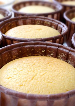 カップで♥ふわふわスフレチーズケーキ-レシピのメイン写真