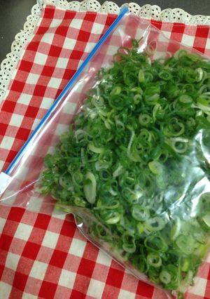 青ネギの冷凍保存のコツ-レシピのメイン写真