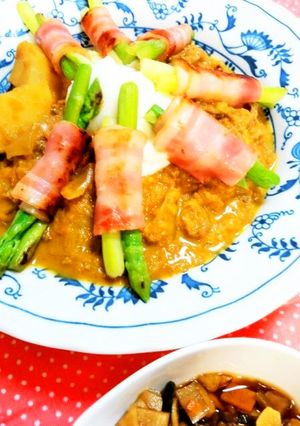 長崎産☆アスパラベーコン☆ジャワカレー♪-レシピのメイン写真