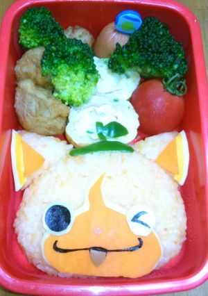 妖怪ウォッチ キャラ弁 ミカンニャン-レシピのメイン写真