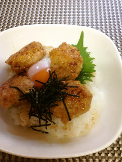 鶏つくね丼-レシピのメイン写真