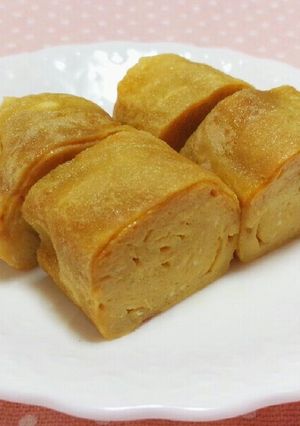 〖黒糖で*卵焼き〗-レシピのメイン写真