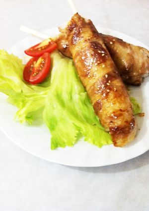 子どもが喜ぶ棒肉巻き-レシピのメイン写真
