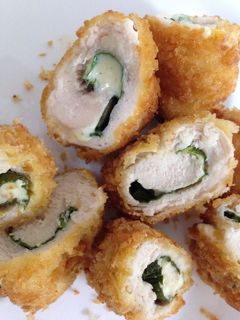 お腹満足!ササミのしそチーズフライ!-レシピのメイン写真
