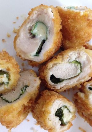 お腹満足！ササミのしそチーズフライ！-レシピのメイン写真