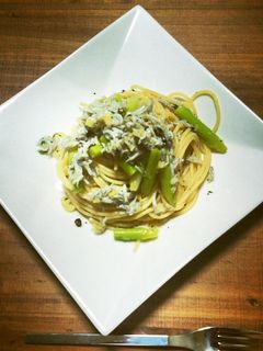 しらすとアスパラの塩レモン冷製パスタ-レシピのメイン写真