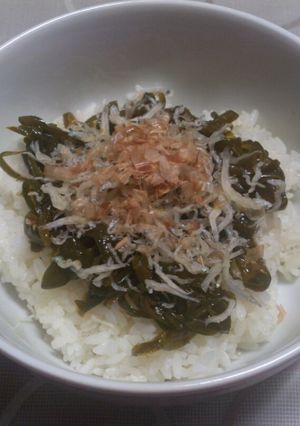 噂の『ピーマンじゃこ丼』-レシピのメイン写真