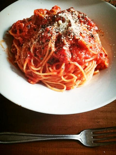 簡単!トマト缶で作る本格トマトパスタ-レシピのメイン写真