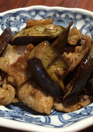 豚肉とナスの焼肉のタレ炒め-レシピのメイン写真