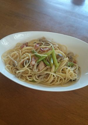 アスパラとベーコンのペペロンチーノ-レシピのメイン写真