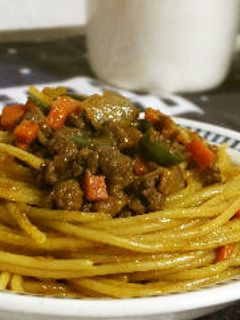 真夏の夜のインディアンカレースパゲティ-レシピのメイン写真