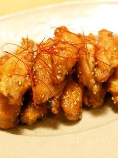 ジューシー☆甘辛手羽中の唐揚げ-レシピのメイン写真