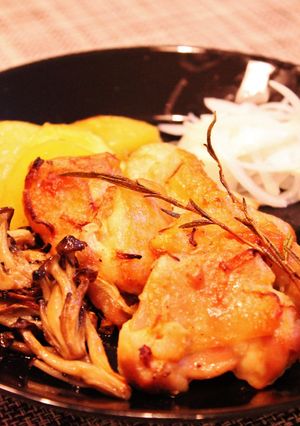 簡単☆鶏もも肉の岩塩グリル☆-レシピのメイン写真