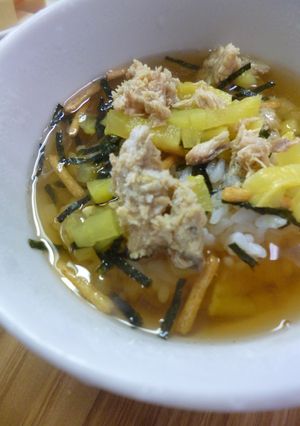 ノルウェー塩サバそぼろ入り・お茶漬け-レシピのメイン写真
