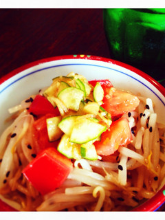 ナムルのっけそうめん-レシピのメイン写真